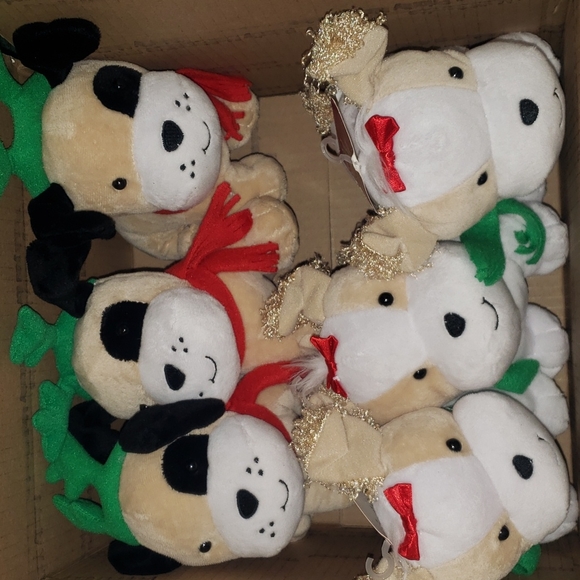Hallmark Other - Hallmark Holiday Pup Plush Lot of 6
